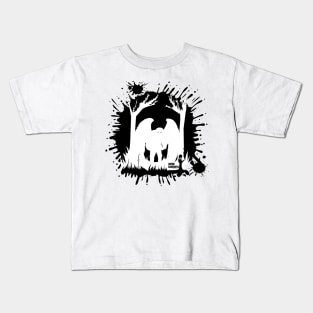 Mothman Splotch Kids T-Shirt